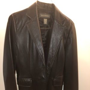 Vintage Banana Republic woman’s leather jacket